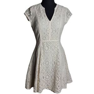 Lc Lauren Conrad A-Line knee Mini Lace Dress Size 12